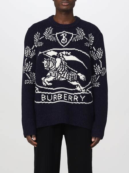 maglione lana burberry uomo|Scopri la nuova collezione di maglieria Burberry uomo su.